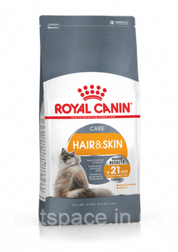 Корм Royal Canin Hair Skin (Роял Канін для підтримки здоров'я шкіри і шерсті котів), 4кг., фото 1