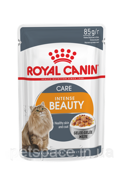Корм Royal Canin Intense Beauty in jelee (Роял Канін Інтенс Б'юті в желе), 85г., фото 1
