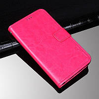 Чохол Idewei для Meizu M8 Lite / V8 книжка з візитницею рожевий