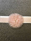 Пов'язка для ріжуватого ріжу, для дівчинки рожева, фото 2