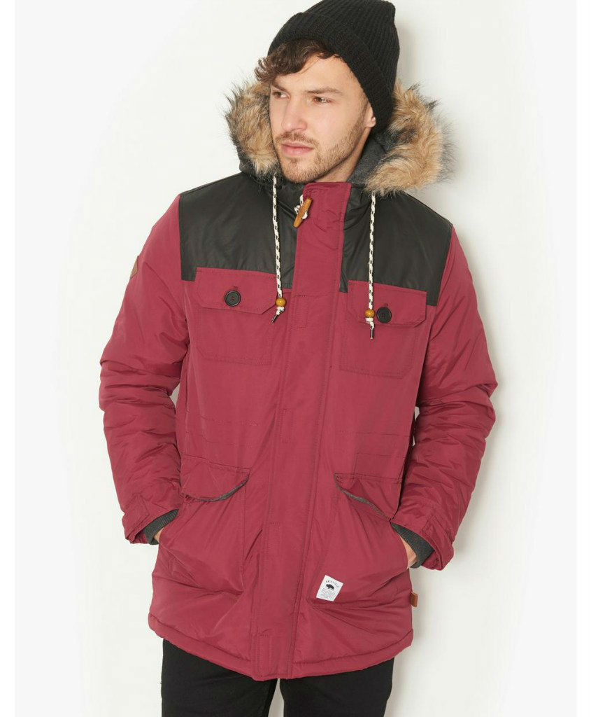 Парка/куртка Bellfield — Carbon Burgundy (чоловіча) Зима