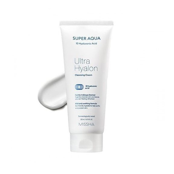 Очищуючий крем Missha Super Aqua Ultra Hyalron Cleansing Cream 200 ml