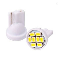 Светодиодная лампа Т10 W5W 8 SMD 3020 24V Белая