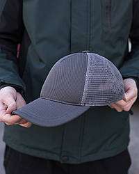 Кепка чоловіча mesh x grey бейсболка