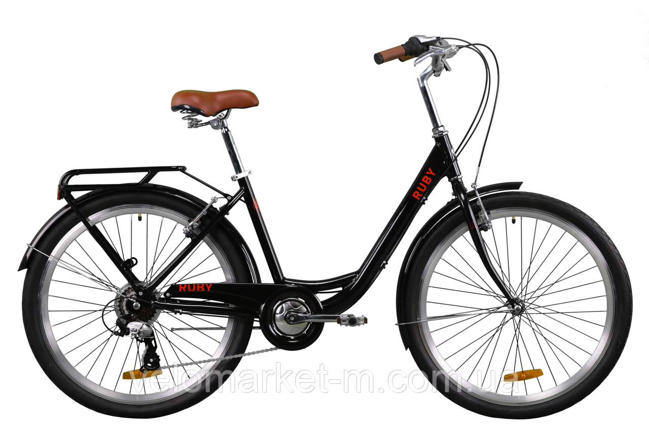 Велосипед 26" DOROZHNIK RUBY чорний 2021