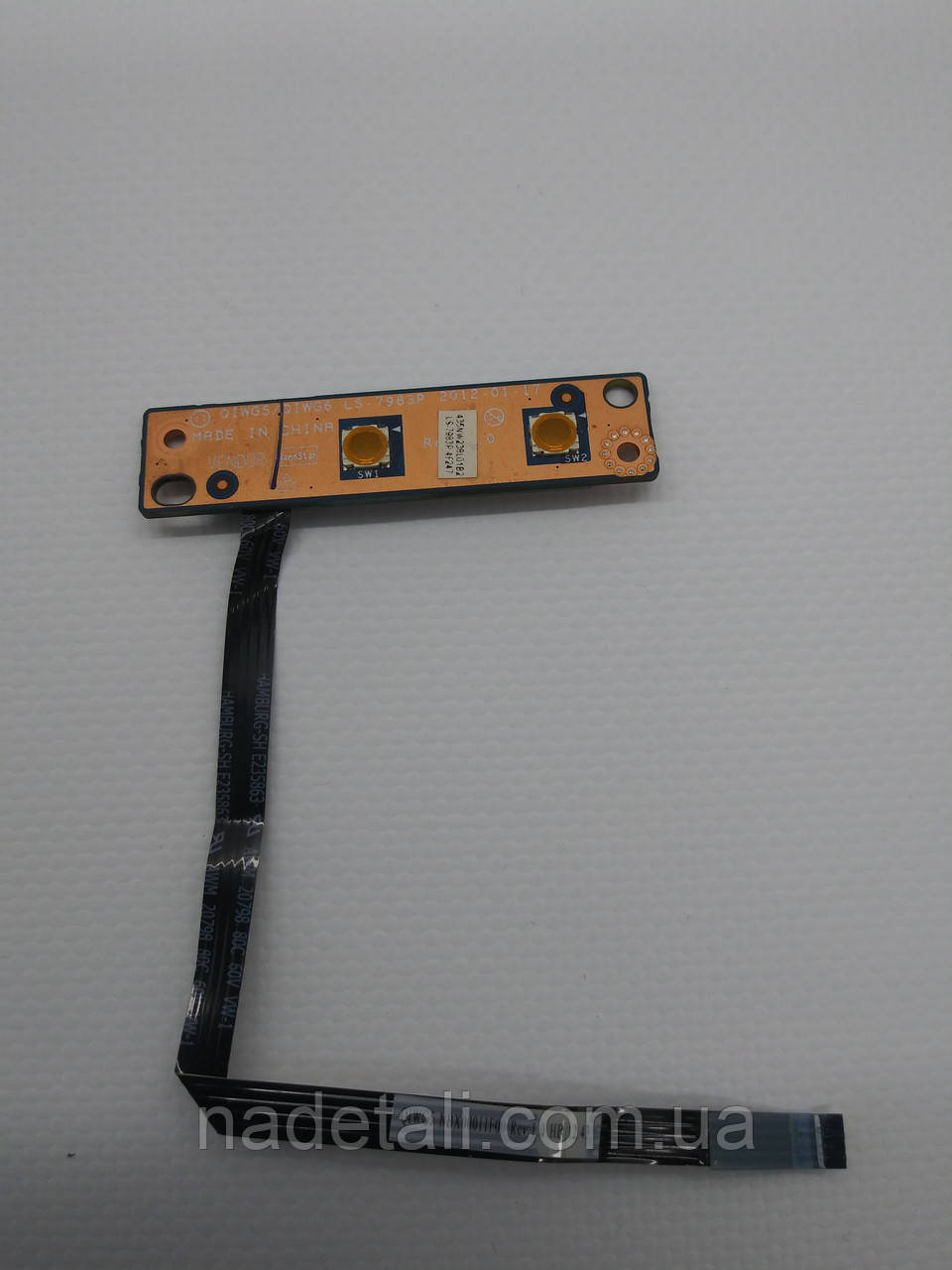 Плата кнопка ВКЛ Lenovo G580 LS-7983P