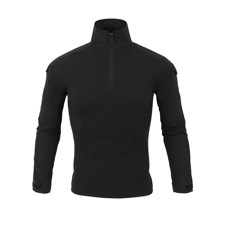 Тактична сорочка Lesko A655 Black 4XL кофта з довгим рукавом убакс 7 шт.