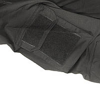 Тактична сорочка Lesko A655 Black 4XL кофта з довгим рукавом убакс 7 шт., фото 5