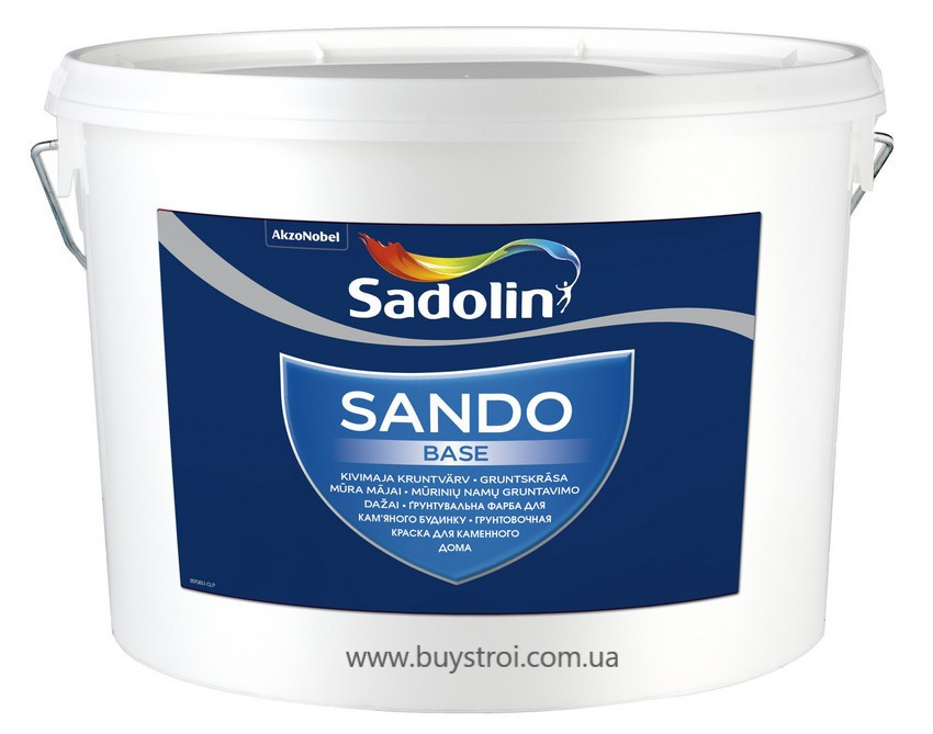 Sadolin SANDO BASE Ґрунтувальна фарба для кам'яного будинку, 5 л.