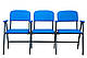 Секція стільців "Аліса-тріо П" з підлокітниками, фото 4