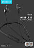 Бездротові bluetooth-навушники-гарнітура з мікрофоном для бігу і для спорту Celebrat A16 Блютуз Чорні, фото 6