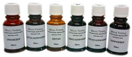 Фарба відтінку для мягкиг шкір Micro Tinting 30 мл.