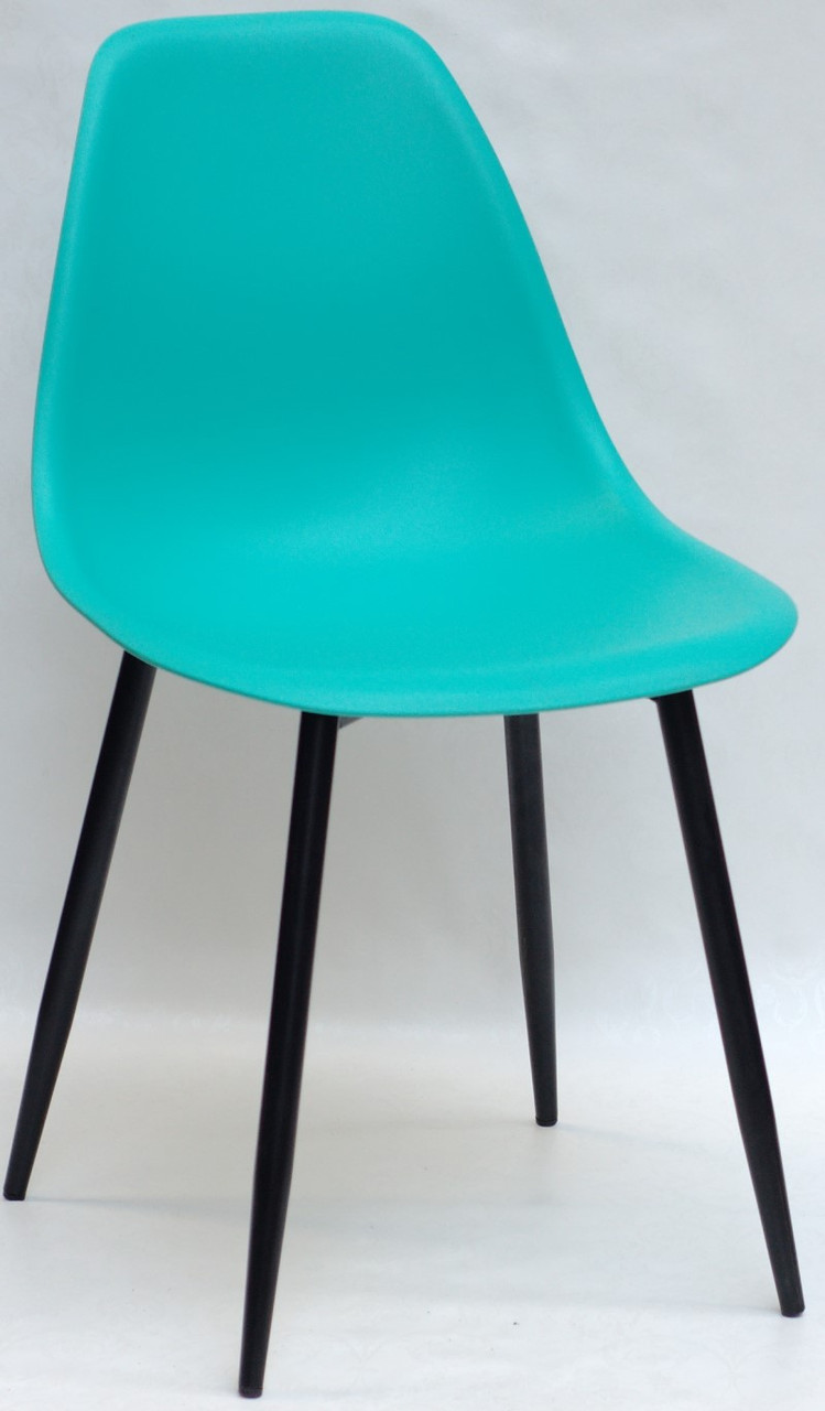 Стул Nik Metal-BK зеленый 42, пластиковый стул на металлических ножках Eames - фото 2 - id-p1152189276