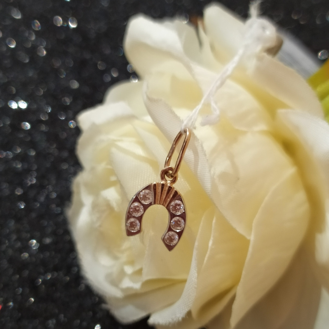 Підвіска у вигляді підкови 585 проби