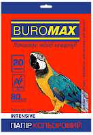 Папір кольоровий А4 20 арк (червона)Бумага цветная А4, 80г/м2, INTENSIVE, красная, 20 л.