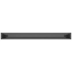 Вентиляційна решітка для каміна SAVEN Loft 90х1000 графітова