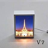 Світильник Париж білий, фото 2