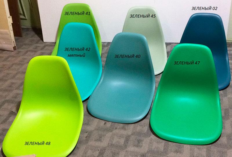 Стул Nik Metal-BK зеленый 42, пластиковый стул на металлических ножках Eames - фото 3 - id-p1152189276