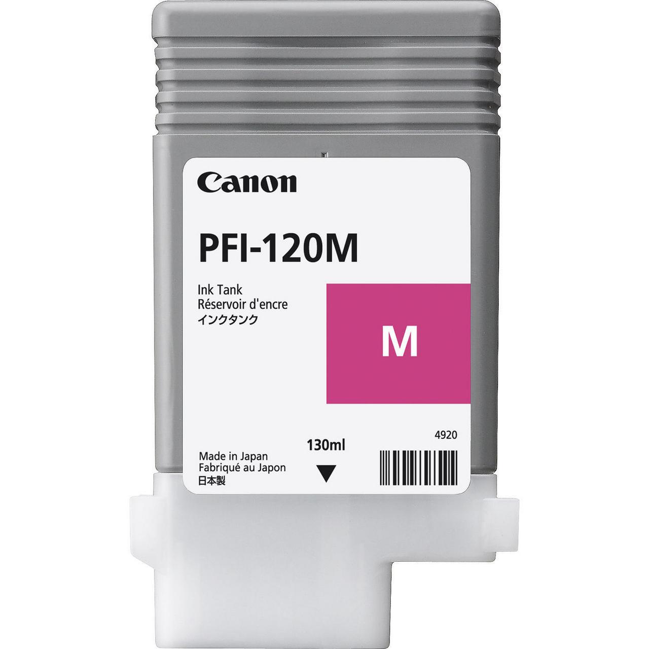 Картридж Canon PFI-120M для TM-200/300, Magenta, 130 мл