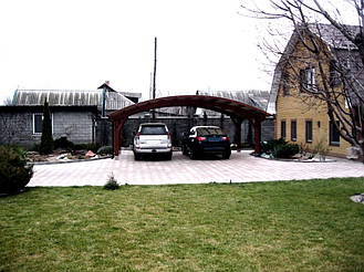 Навес для 2-х автомобилей 7.8х6 м. в Днепре 15