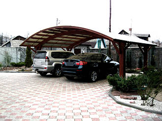 Навес для 2-х автомобилей 7.8х6 м. в Днепре 19