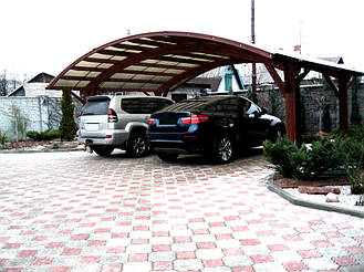 Навес для 2-х автомобилей 7.8х6 м. в Днепре 3