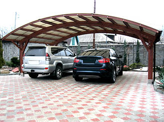 Навес для 2-х автомобилей 7.8х6 м. в Днепре 8
