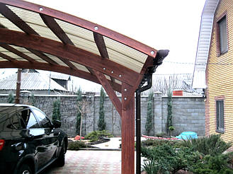 Навес для 2-х автомобилей 7.8х6 м. в Днепре 4