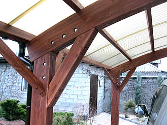 Навес для 2-х автомобилей 7.8х6 м. в Днепре 5