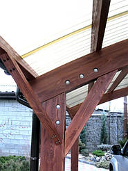 Навес для 2-х автомобилей 7.8х6 м. в Днепре 21