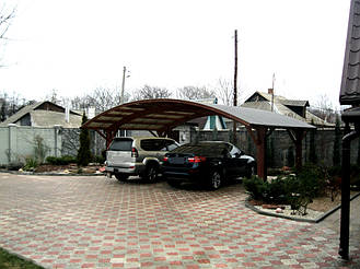 Навес для 2-х автомобилей 7.8х6 м. в Днепре 16