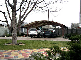 Навес для 2-х автомобилей 7.8х6 м. в Днепре 7