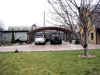 Навес для 2-х автомобилей 7.8х6 м. в Днепре 9