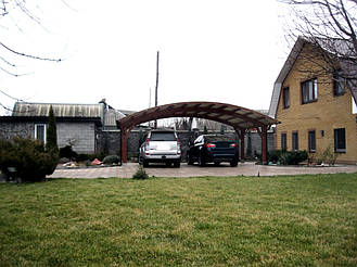 Навес для 2-х автомобилей 7.8х6 м. в Днепре 2