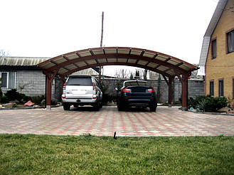 Навес для 2-х автомобилей 7.8х6 м. в Днепре 10