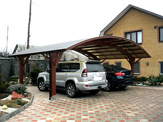 Навес для 2-х автомобилей 7.8х6 м. в Днепре 22