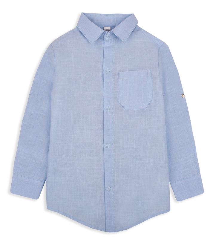 Сорочка бавовняна GABBI для хлопчика RB-20-1 Блакитний на зріст 116 (12026)