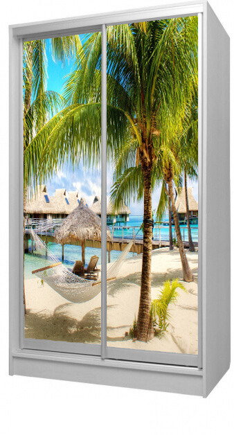шафа-купе в дитячу пляж пальми пісок