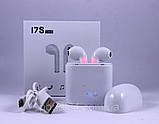 Bluetooth Бездротові навушники A I7S TWS з боксом Power Bank ЧОРНІ, БІЛІ Оплата на пошті, фото 2