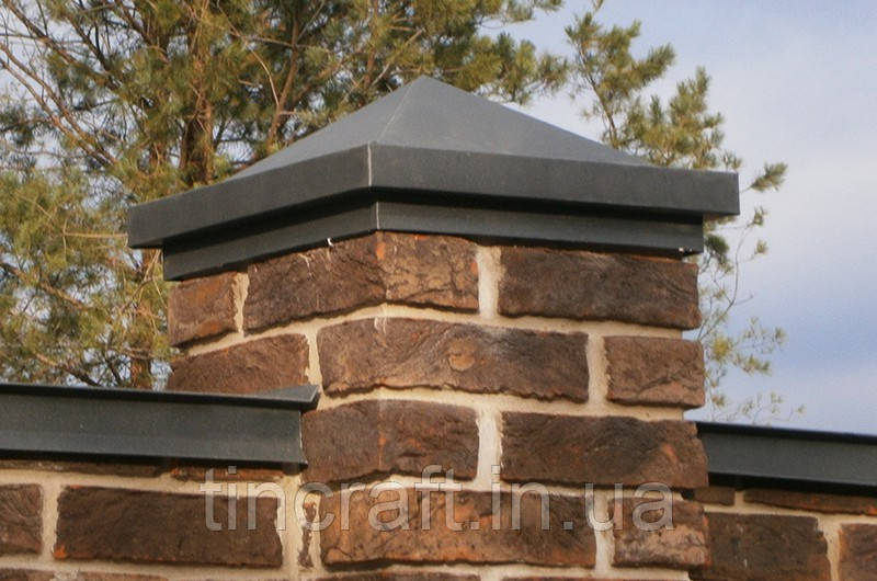 Ковпаки, Парапети на Забір із кольорового металу!Доставка по всій Україні!, фото 1