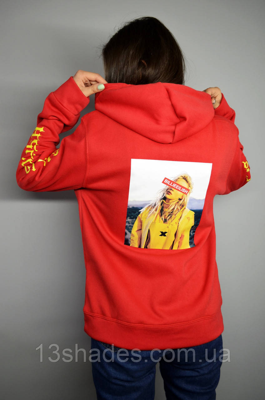 Худі жіноче Billie Eilish Red Київ, фото 1