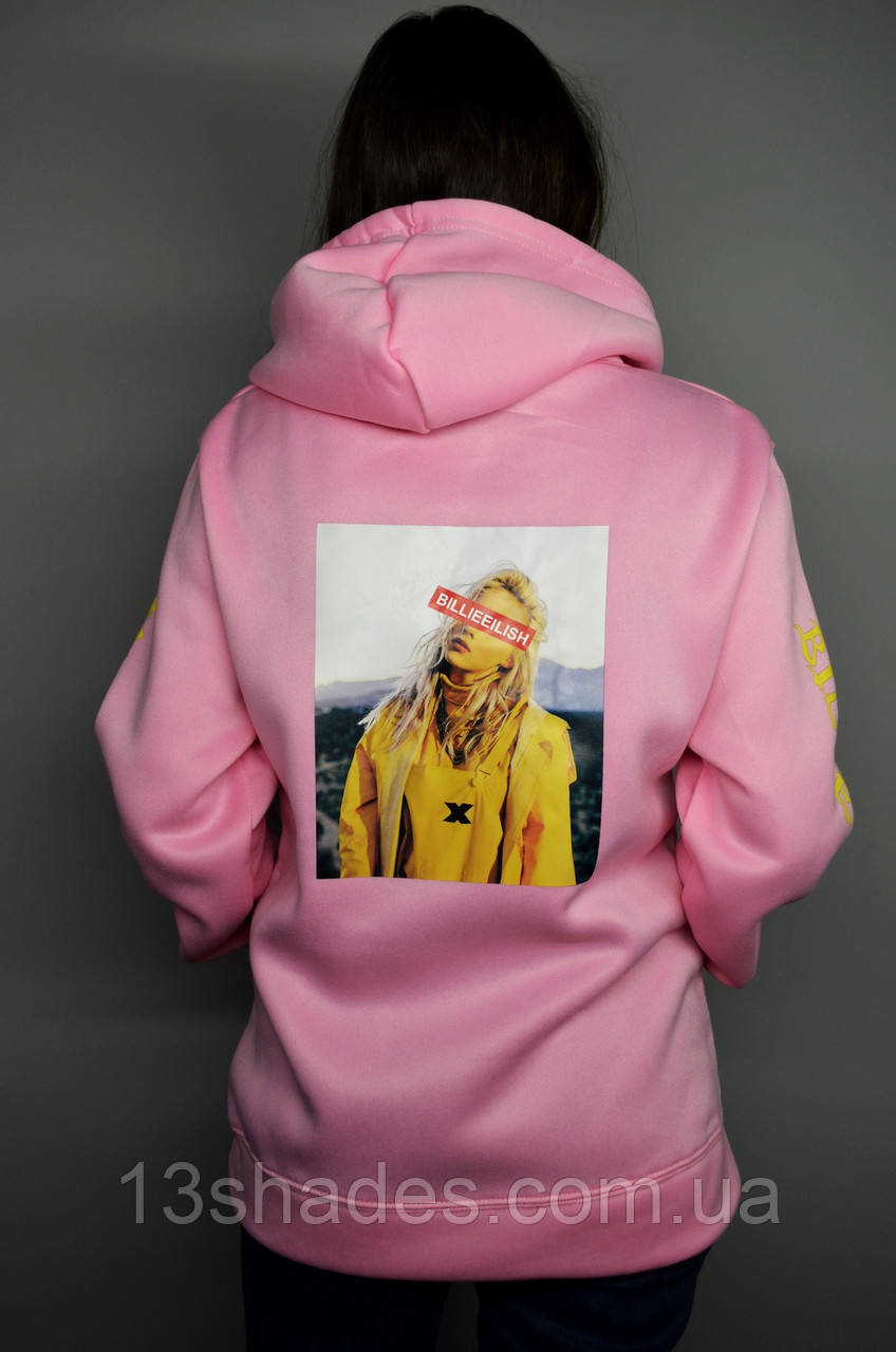 Худі жіноче Billie Eilish Pink Київ, фото 1