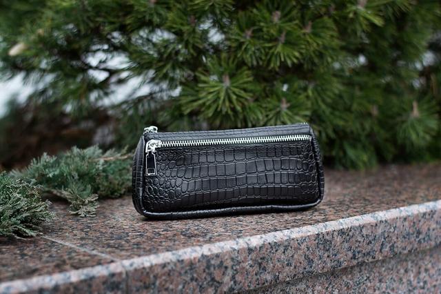 косметичка з натуральної шкіри