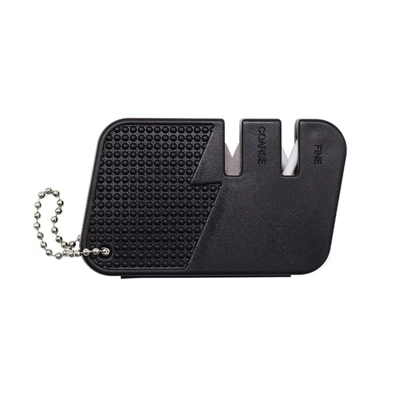 Точилка для ножів кишенькова  універсальне точило 2в1 чорна, фото 1