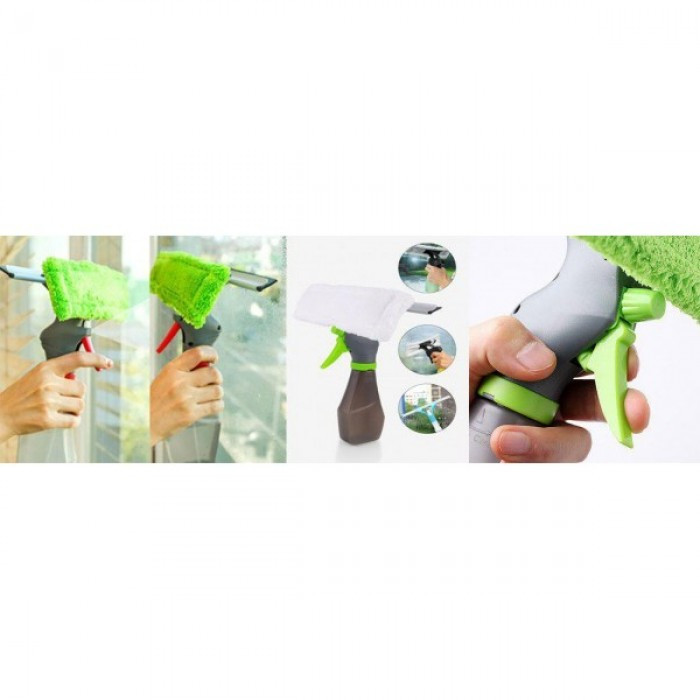 Щетка для мытья окон Easy Glass 3 in 1 Spray Window Cleaner - фото 4 - id-p1116698495