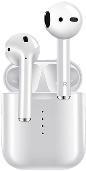 Бездротові навушники HBQ i10 TWS оригінальні, Сенсорні, Бездротова зарядка, Магнітний кейс