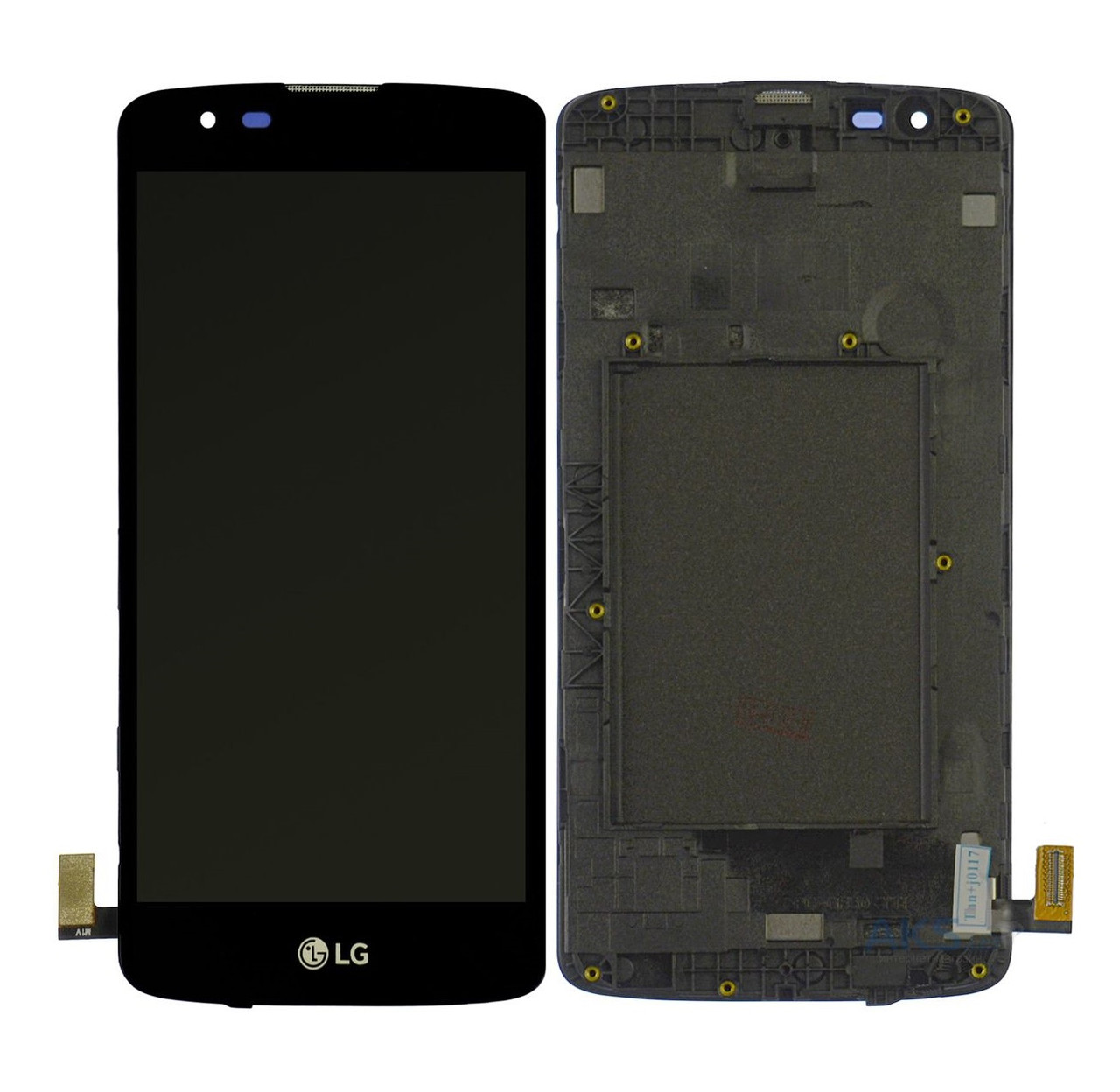 Дисплей LG K8 K350E | K350N | Phoenix 2 з сенсорним склом в рамці (Чорний) Оригінал Китай