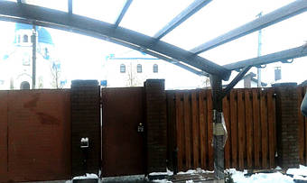 Навес для 2-х автомобилей в Новоалександровке 9.1х5 м. 3