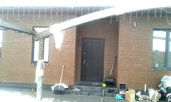 Навес для 2-х автомобилей в Новоалександровке 9.1х5 м. 4