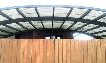 Навес для 2-х автомобилей в Новоалександровке 9.1х5 м. 5